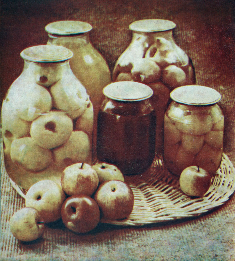 Изделия из консервированных яблок